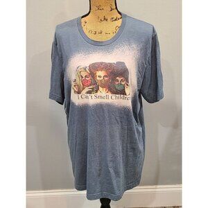 Hocus Pocus Canvas T Shirt Women's XL Graphic Tee Halloween Covid Funny Grey